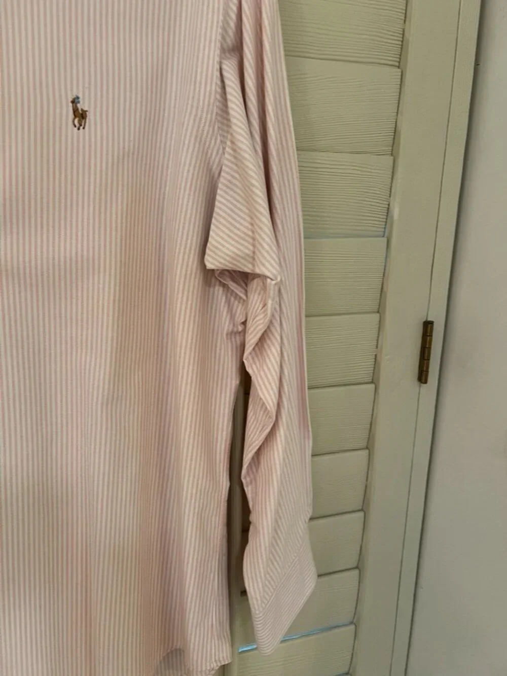 Ralph Lauren Polo 100% Cotton Dress Shirt Men’s 15 1/2 33 PINK STRIPES